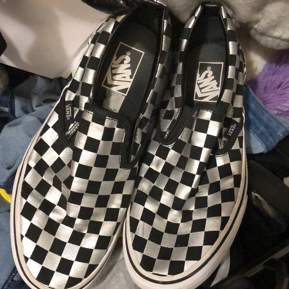 checkered vans size 9 womens